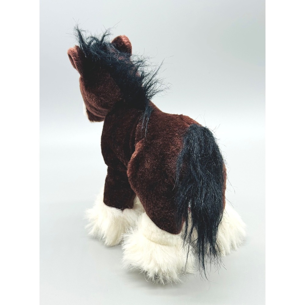 Ganz Webkinz Plush Horse Lot Clydesdale Pinto Grey Arabian HM139 HM147 HM098 - Picture 3 of 14